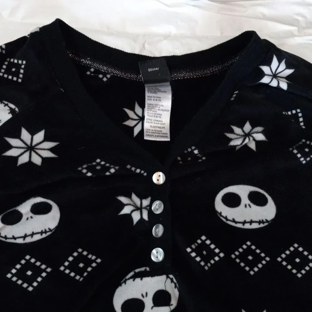 Disney Tim Burton's The Nightmare Before Christmas 2 Piece Pajama Set - Picture 3 of 9